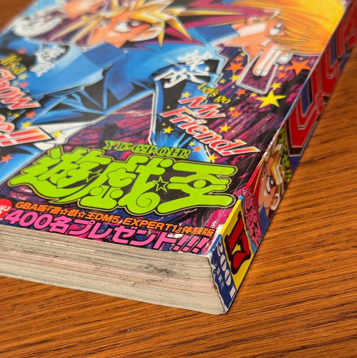 Weekly Shonen Jump 2001 No.17 Yu-Gi-Oh Cover Yugi Shueisha Serial Issue Manga JP